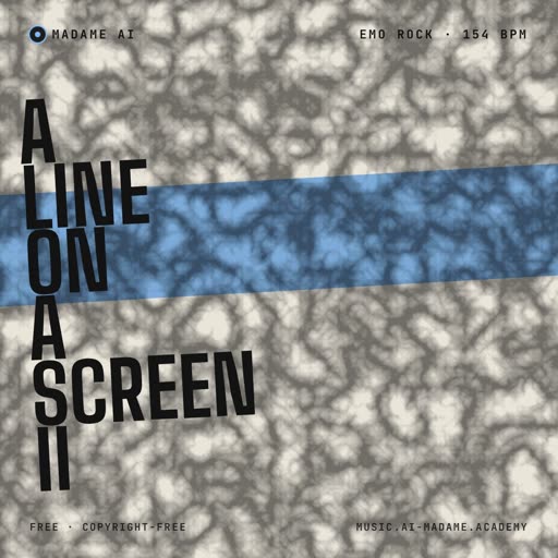 A Line on a Screen II — free emo rock music cover