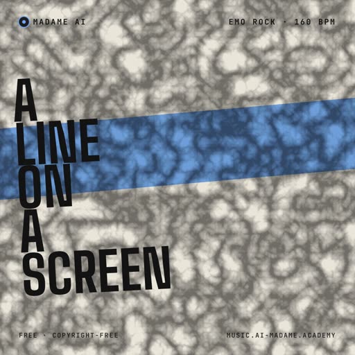 A Line on a Screen — free emo rock music cover