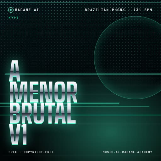 A Menor Brutal V1 — free brazilian phonk music cover