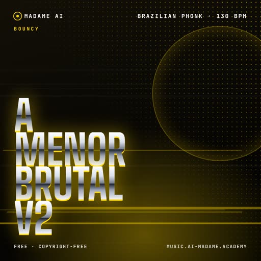 A Menor Brutal V2 — free brazilian phonk music cover