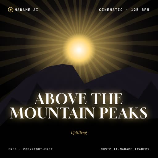 Above the Mountain Peaks — free cinematic music cover