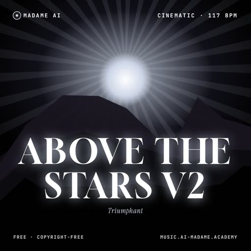 Above the Stars V2 — free cinematic music cover