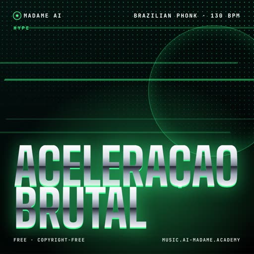Aceleração Brutal — free brazilian phonk music cover