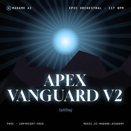 Apex Vanguard V2 — free epic orchestral music cover