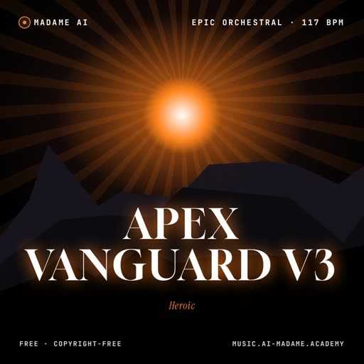 Apex Vanguard V3 — free epic orchestral music cover