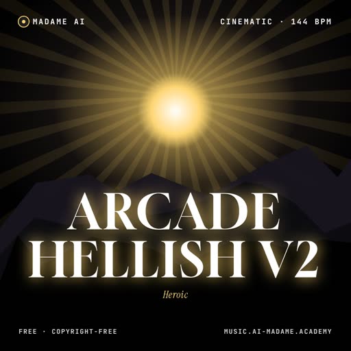 Arcade Hellish V2 — free cinematic music cover
