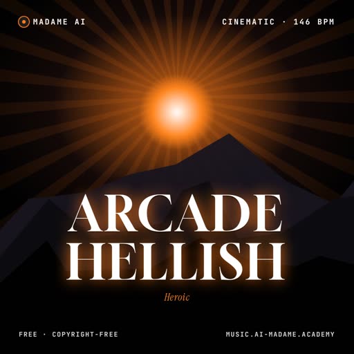 Arcade Hellish — free cinematic music cover