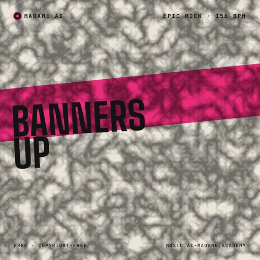 Banners Up — free epic rock music cover