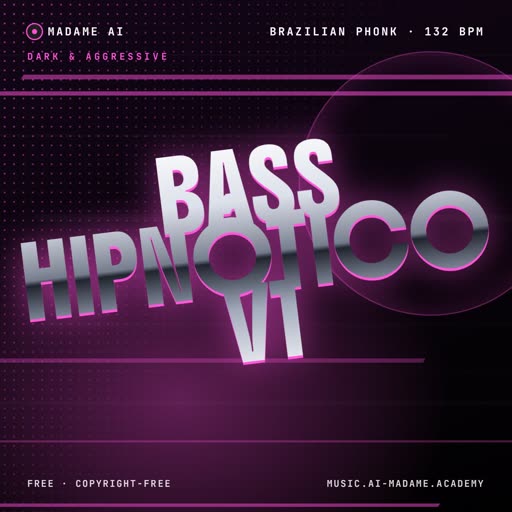 Bass Hipnótico V1 — free brazilian phonk music cover