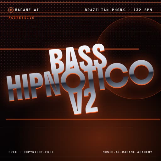 Bass Hipnótico V2 — free brazilian phonk music cover