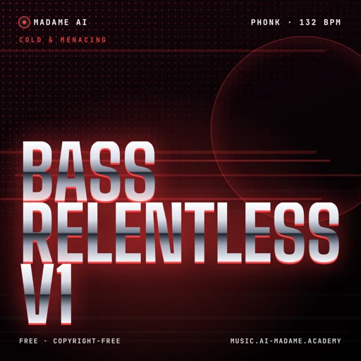 Bass Relentless V1 — free phonk music cover