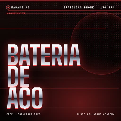 Bateria de Aço — free brazilian phonk music cover