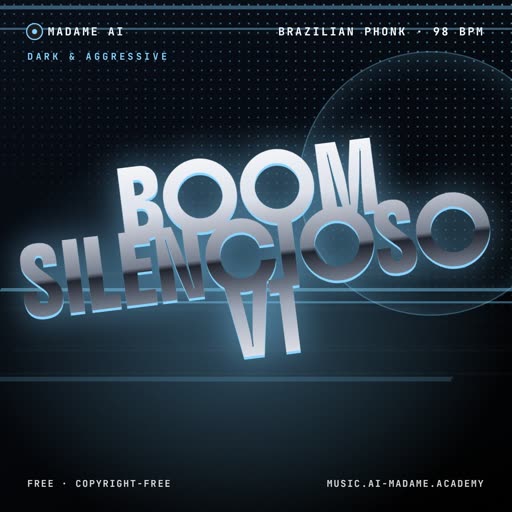 Boom Silencioso V1 — free brazilian phonk music cover
