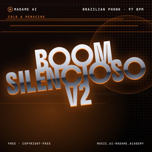 Boom Silencioso V2 — free brazilian phonk music cover