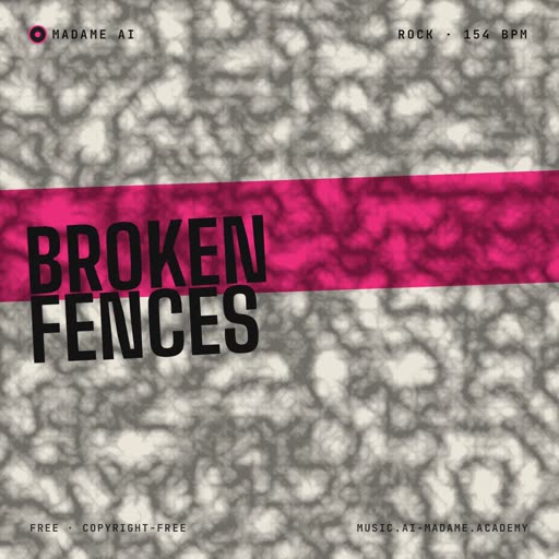 Broken Fences — free rock music cover