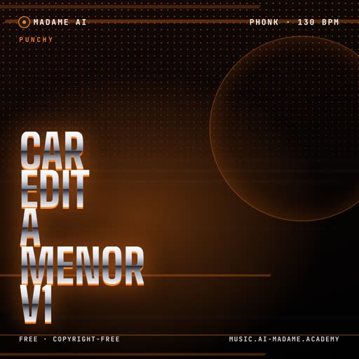 Car Edit A Menor V1 — free phonk music cover