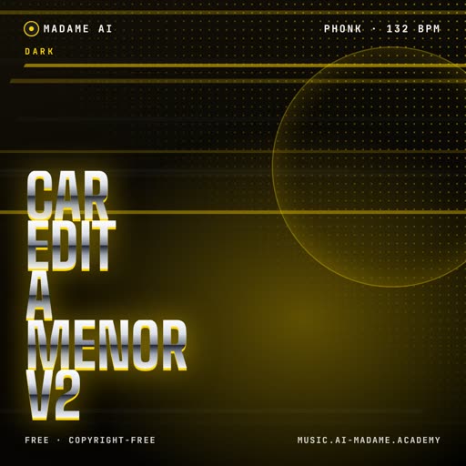 Car Edit A Menor V2 — free phonk music cover