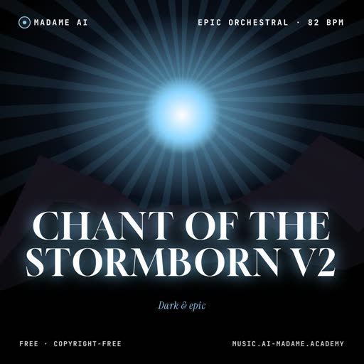 Chant of the Stormborn V2 — free epic orchestral music cover