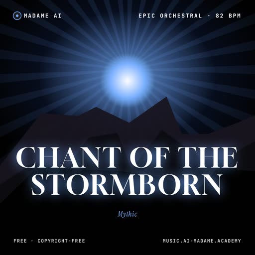 Chant of the Stormborn — free epic orchestral music cover