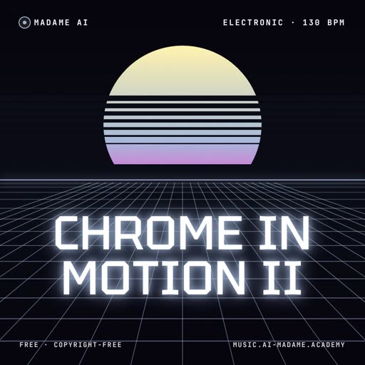 Chrome in Motion II — free electronic music cover