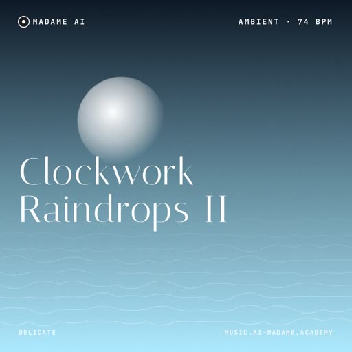 Clockwork Raindrops II — free ambient music cover