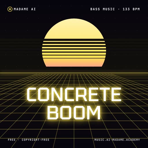 Concrete Boom — free bass music music cover