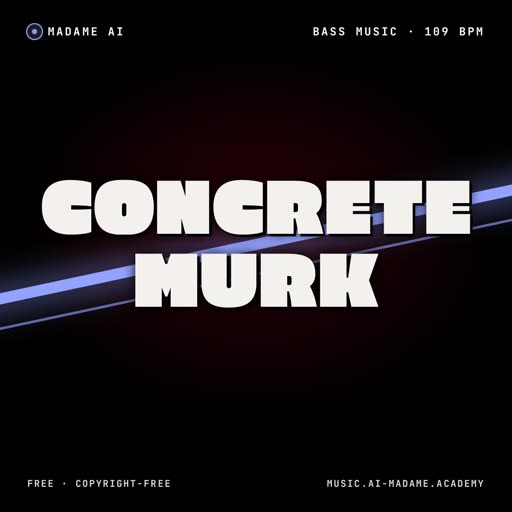 Concrete Murk — free bass music music cover