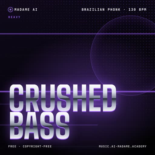 Crushed Bass — free brazilian phonk music cover