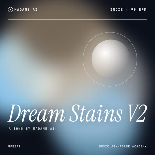 Dream Stains V2 — free indie music cover