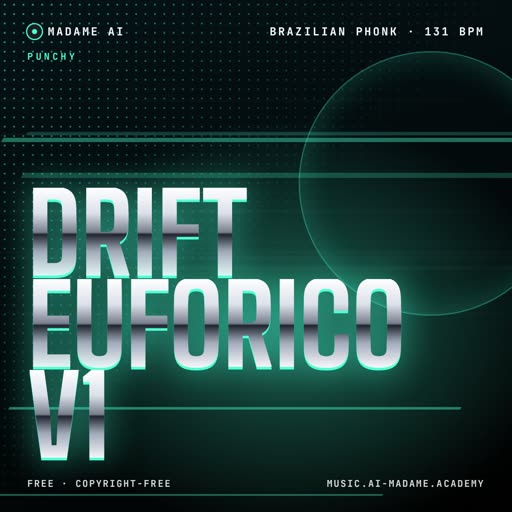 Drift Eufórico V1 — free brazilian phonk music cover