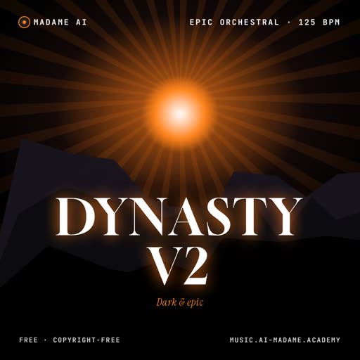 Dynasty V2 — free epic orchestral music cover