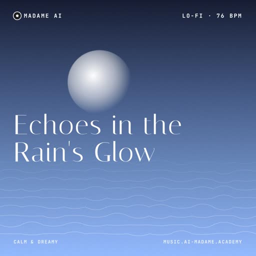 Echoes in the Rain's Glow — free lo-fi music cover