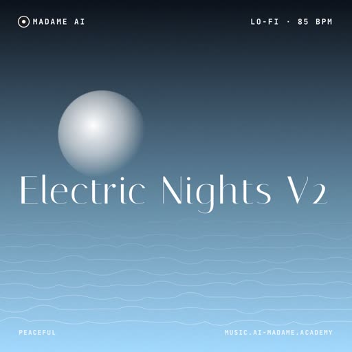 Electric Nights V2 — free lo-fi music cover