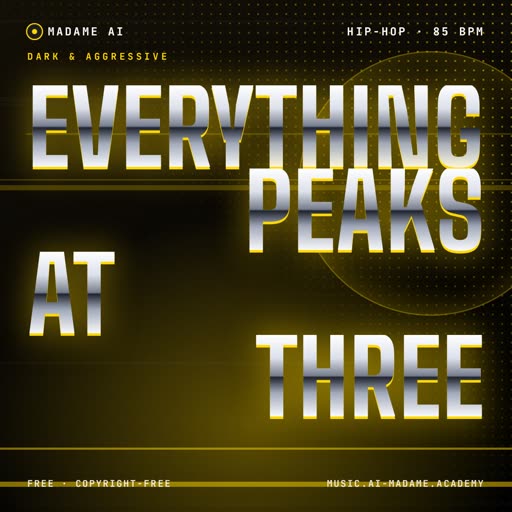 Everything Peaks at Three — free hip-hop music cover