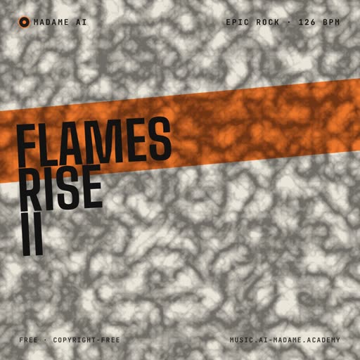 Flames Rise II — free epic rock music cover