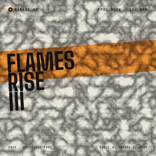 Flames Rise III — free epic rock music cover