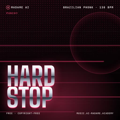 Hard Stop — free brazilian phonk music cover