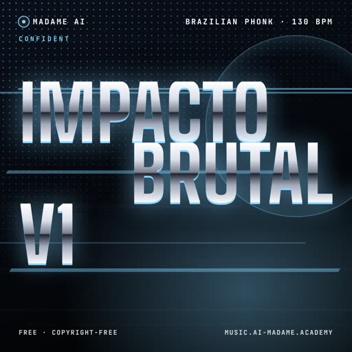 Impacto Brutal V1 — free brazilian phonk music cover