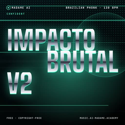 Impacto Brutal V2 — free brazilian phonk music cover