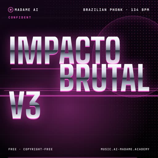 Impacto Brutal V3 — free brazilian phonk music cover
