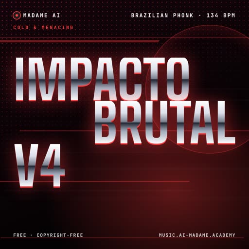 Impacto Brutal V4 — free brazilian phonk music cover