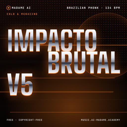 Impacto Brutal V5 — free brazilian phonk music cover