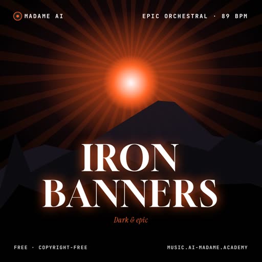 Iron Banners — free epic orchestral music cover