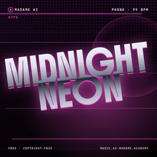 Midnight Neon — free phonk music cover