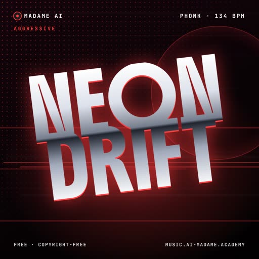 Neon Drift — free phonk music cover