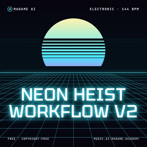 Neon Heist Workflow V2 — free electronic music cover