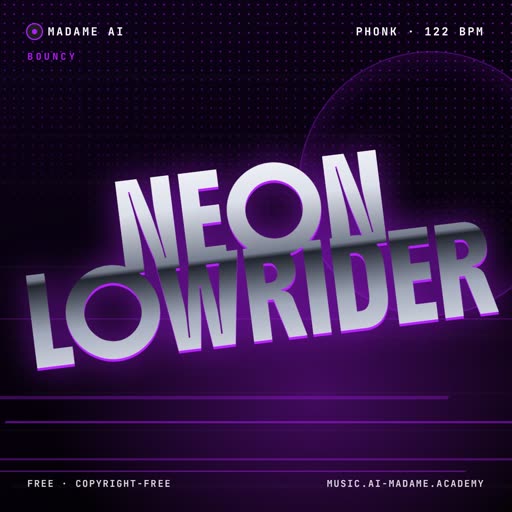 Neon Lowrider — free phonk music cover