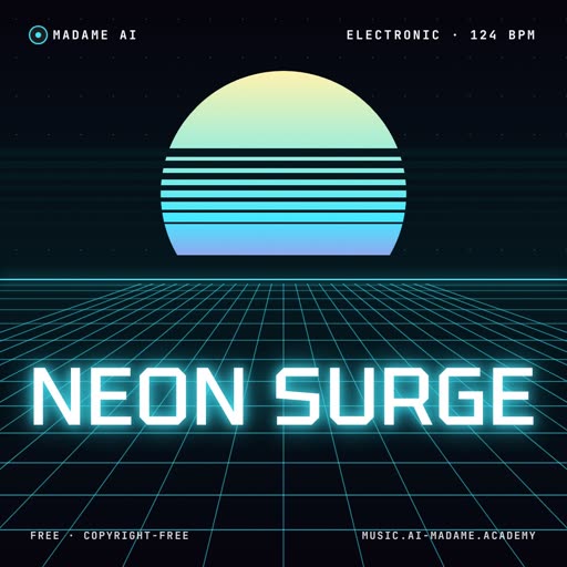 Neon Surge — free electronic music cover