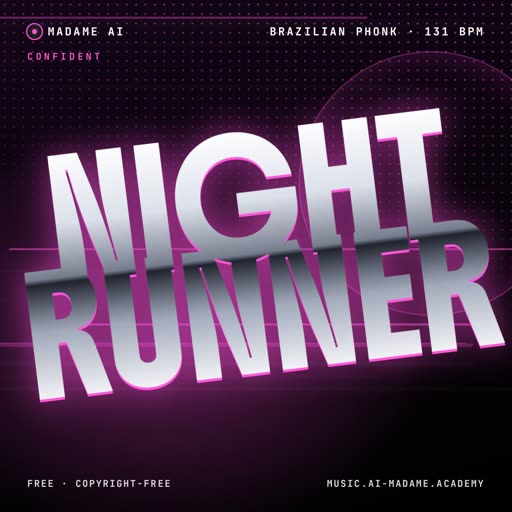 Night Runner — free brazilian phonk music cover