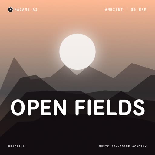 Open Fields — free ambient music cover